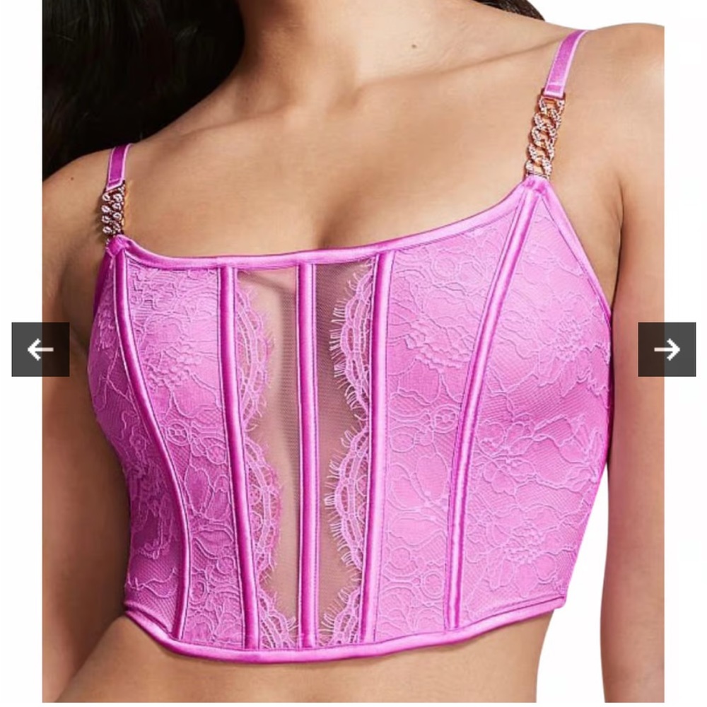 Victorias Secret NWT Purple Corset Top